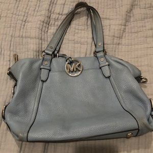 MICHAEL KORS Blue Y2K Hobo